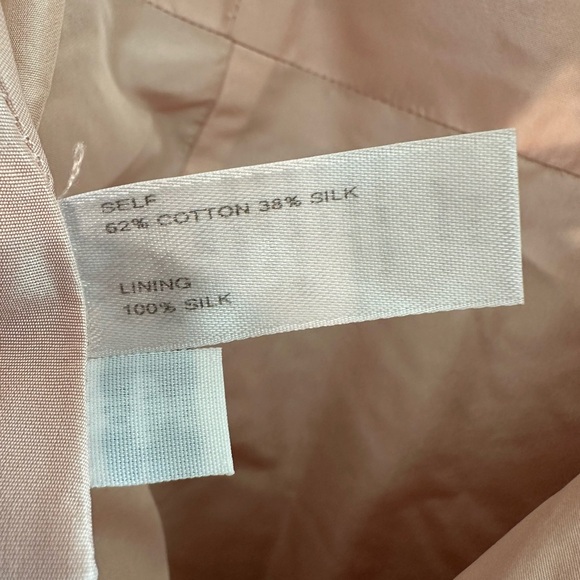 CAROLINA HERRERA 10 Silk Splash Parasol Print Strapless Cocktail Pink MADE USA - Picture 14 of 16